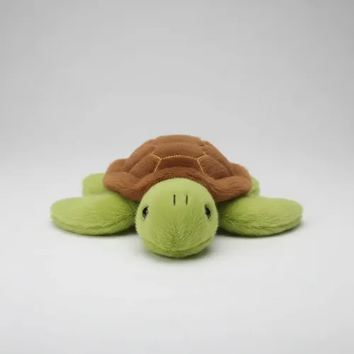 Peluche De Tortuga Marina Suave Animales Kawaii Verde