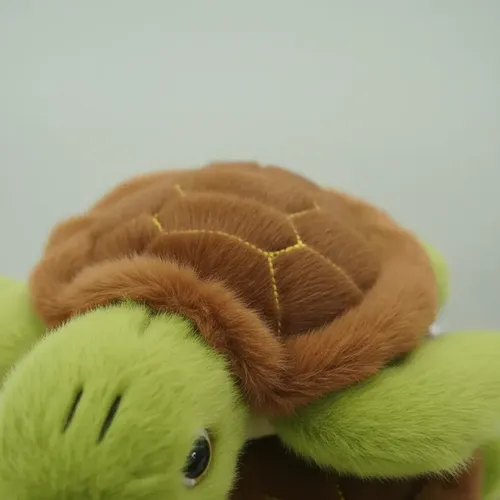 Peluche De Tortuga Marina Suave Animales Kawaii Verde — foto 2