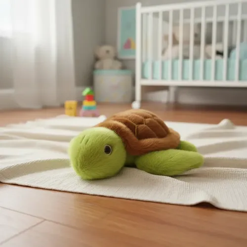Peluche De Tortuga Marina Suave Animales Kawaii Verde — foto 3