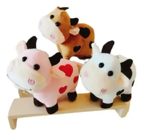 Peluche De Vaca 18 Cm Animales Kawaii Varios — foto 3