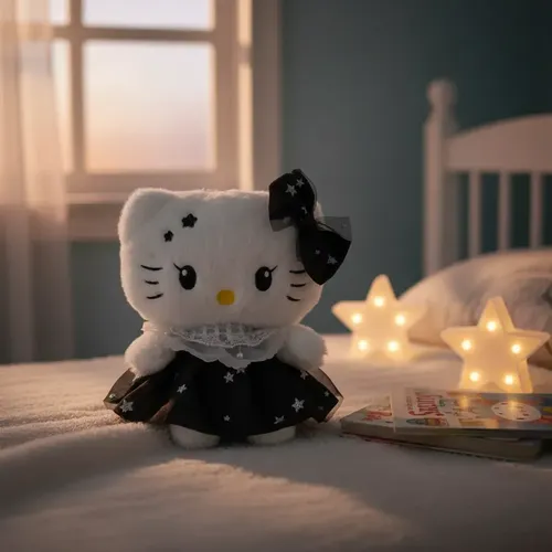 Peluche Hello Kitty 23 Cm Kawaii Hermoso Pequeño Blanco — foto 4