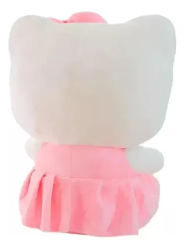 Peluche Hello Kitty Kawaii Cm 35 Terciopelo Suave De Felpa Blanco — foto 3