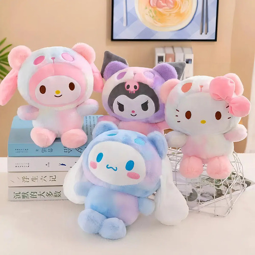Peluche Hello Kitty Kuromi Cinnamorol Melody, 25 Cm. Color Cinnamoroll — foto 4