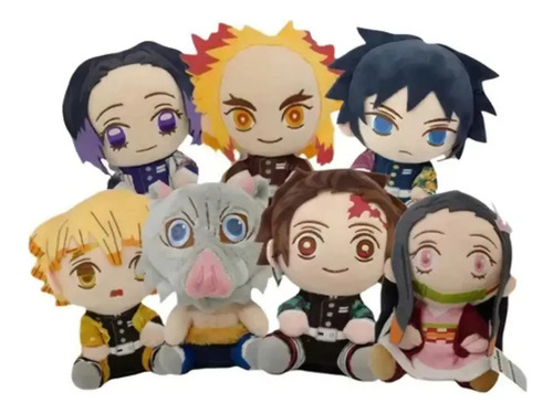 Peluche Kimetsu No Yaiba Demon Slayer 20cm Kawaii Inosuke Hashibira — foto 3