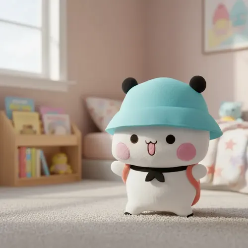 Peluche Oso Bubu Y Dudu 30 Cm Animales Kawaii Blanco — foto 3