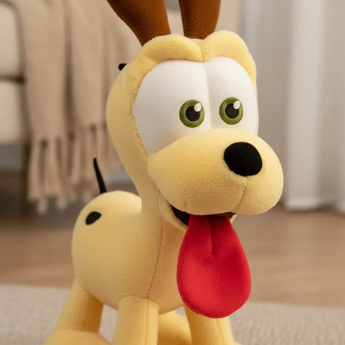 Peluche Perro Oddie Nuevo Kawaii Tierno Nuevo Adorable Amarillo — foto 3