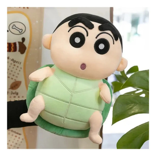 Peluche Shin Chan 40cm Niños Tortuga Kawaii New Adorable Verde — foto 2