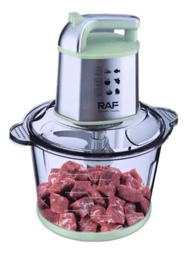 Picador Procesador De Carnes Y Vegetales De 5lts 500w Transparente — foto 2