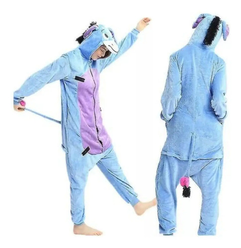 Pijama Disfraz Polar Para Adultos Diseño De Igor Burro — foto 3