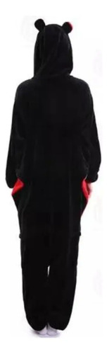 Pijama Disfraz Polar Para Adultos Diseño De Murcielago — foto 2