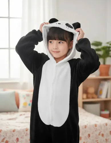 Pijama Disfraz Polar Para Niños Otoño Invierno Infantil — foto 3