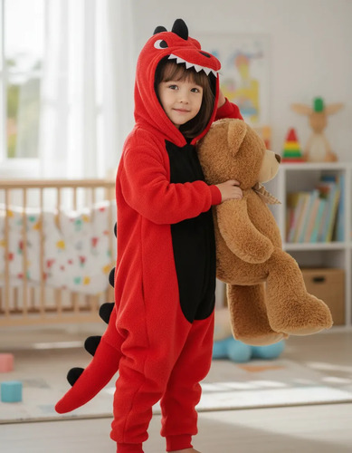 Pijama Disfraz Polar Para Niños Otoño Invierno Infantil — foto 5