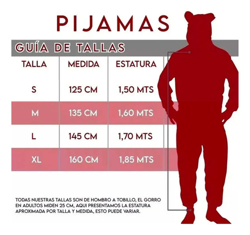 Pijama Polar Dinosaurio Rojo Enterizo Kigurumi Adulto Rojo Polar Xl — foto 4