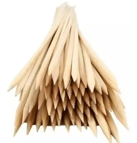 Pinchos Brochetas Madera 40 Cm Anticuchos Palos Bamboo Beige Liso