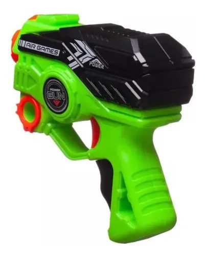 Pistola Lanza Dardos Con Blanco Juguete Para Niños Verde — foto 3