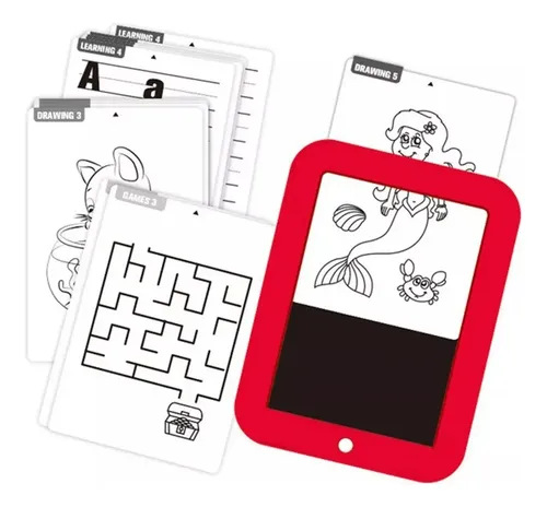 Pizarra Magica Led Magic Sketchpad Colores Plumones Niños — foto 12