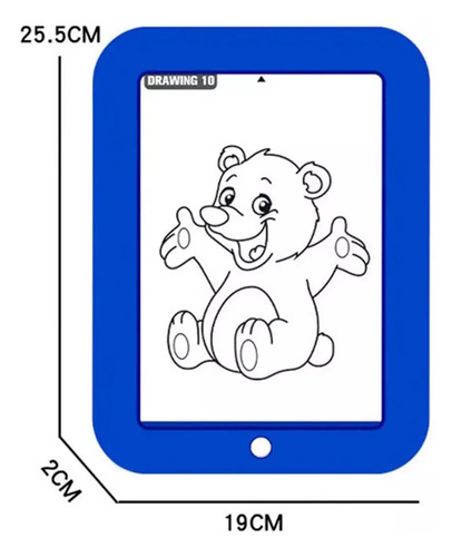 Pizarra Magica Led Magic Sketchpad Colores Plumones Niños — foto 2