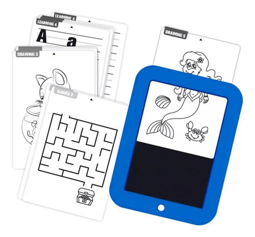 Pizarra Magica Led Magic Sketchpad Colores Plumones Niños — foto 5