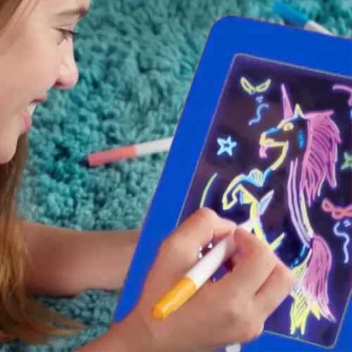 Pizarra Magica Led Magic Sketchpad Colores Plumones Niños — foto 7