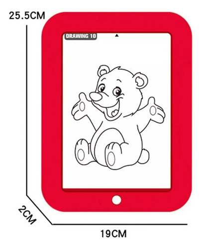 Pizarra Magica Led Magic Sketchpad Colores Plumones Niños — foto 9
