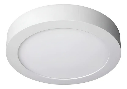 Plafon Techo Foco Sobrepuesto Panel Led Lampara Redondo 18w Estructura Blanco — foto 2