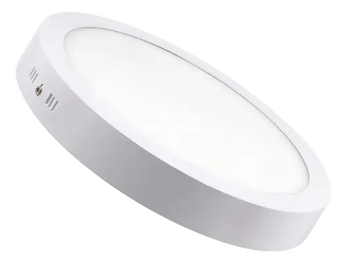 Plafon Techo Foco Sobrepuesto Panel Led Lampara Redondo 18w Estructura Blanco — foto 3
