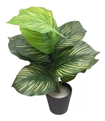 Planta Artificial Decorativa Aristada De 35cm Verde