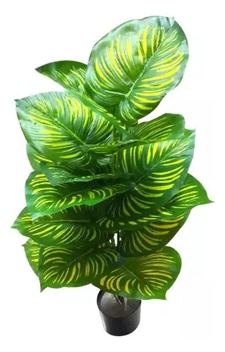 Planta Artificial Decorativa Aristada De 60cm Verde
