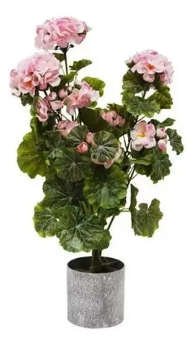 Planta Flores Rosas Artificial Decorativa Cyclamen 45 Cm Varios