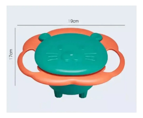 Plato Bowl Gira 360° Tazon Para Bebes Anti Derrames Varios — foto 2