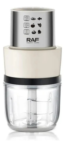 Procesador De Alimentos Eléctrico 300w 3 En 1 Raf R.7057 Plateado — foto 6