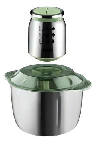 Procesador Picador De Alimentos Electricos 3l R7002 Plateado — foto 2