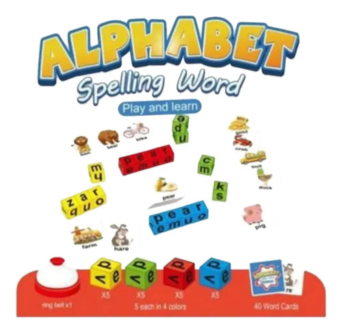 Puzzle De Palabras Juego De Deletreo Formar Palabras Ingles