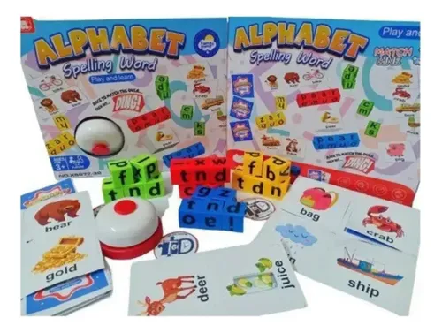 Puzzle De Palabras Juego De Deletreo Formar Palabras Ingles — foto 2