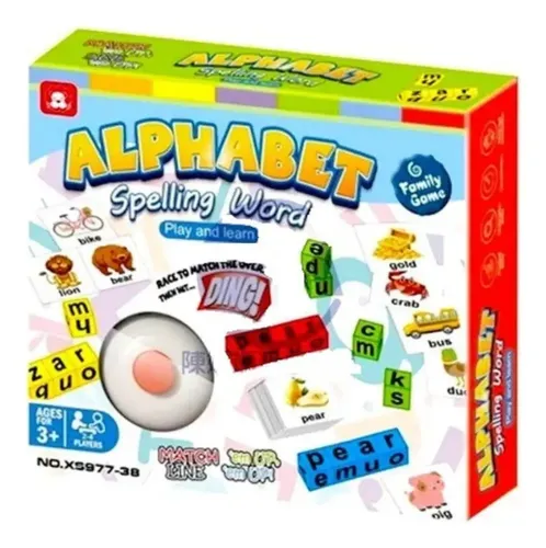 Puzzle De Palabras Juego De Deletreo Formar Palabras Ingles — foto 3