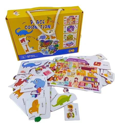 Puzzle Educativo Rompecabezas 37 Pcs Para Niños