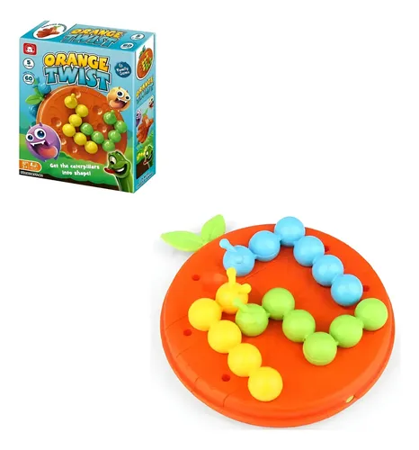 Puzzle Juego De Mesa Orange Twist Rompecabezas De Oruga