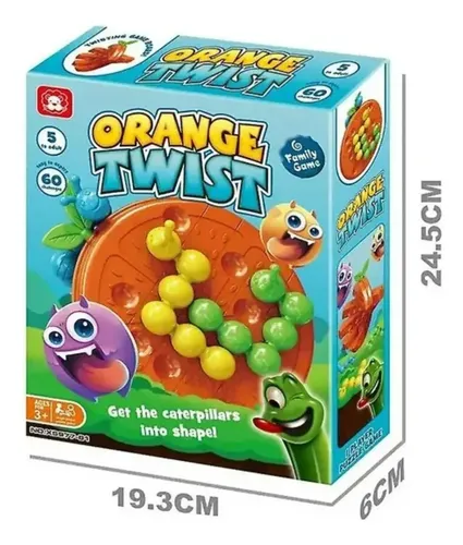 Puzzle Juego De Mesa Orange Twist Rompecabezas De Oruga — foto 5
