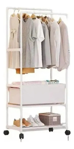 Rack Organizador Con Ruedas De Zapatos Y Ropa Varios