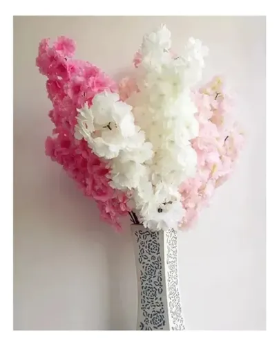 Ramo Flor De Cerezo Artificial Decoración Rosa — foto 3