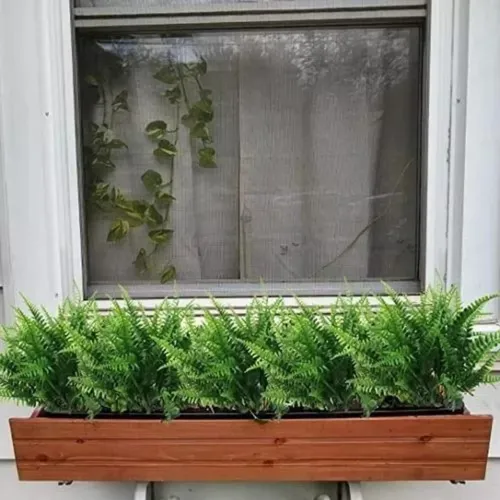 Ramo Flor Hierba De Helecho Flor Artificial Decoración  Verde — foto 4