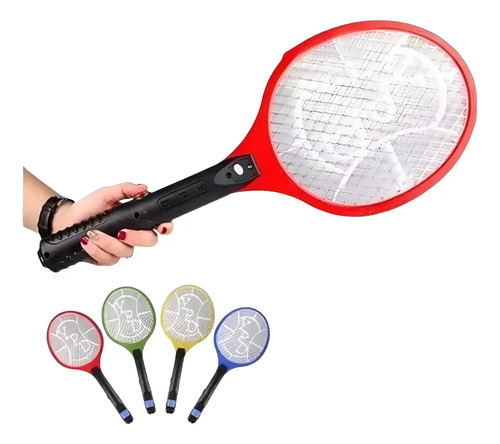 Raqueta Eléctrica Recargable Mata Moscas Mosquitos Varios
