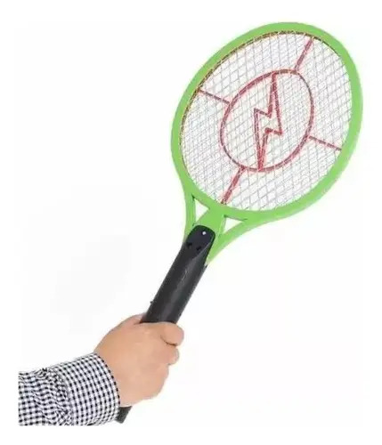 Raqueta Eléctrica Recargable Mata Moscas Mosquitos Varios — foto 2