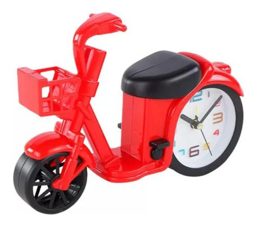 Reloj Despertador Forma De Motocicleta Vintage Alarma Varios