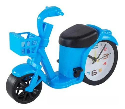Reloj Despertador Forma De Motocicleta Vintage Alarma Varios — foto 2