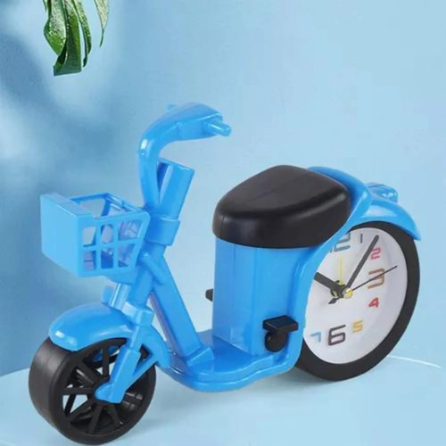 Reloj Despertador Forma De Motocicleta Vintage Alarma Varios — foto 3