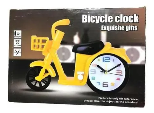 Reloj Despertador Forma De Motocicleta Vintage Alarma Varios — foto 4