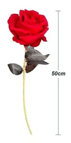 Rosas Artificiales Realistas Set De 10 Varas Individuales — foto 2