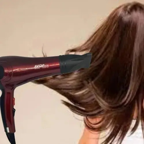 Secador Cabello Profesional Nova Nv9031 5000w Hairdryer Rojo — foto 2