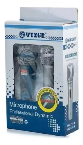 Set 2 Micrófonos Profesional Karaoke Con Cable Varios — foto 3